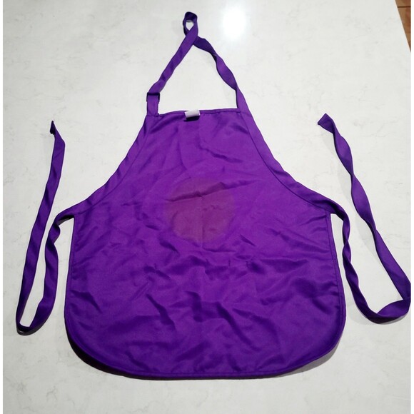 Official Spirit Discontinued 2019 Halloween Purple Employee Work Apron 4 Pocket - Picture 3 of 8
